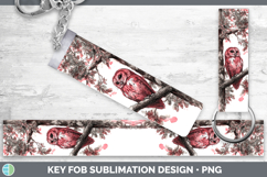 GorgeousOwls Sketch Key Fob design.