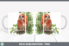 GorgeousOwls Sketch Mug Wrap design.