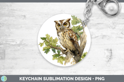 GorgeousOwls Sketch Keychain design.