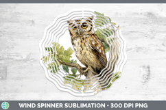 GorgeousOwls Sketch Wind Spinner design.