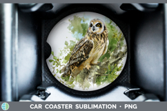 GorgeousOwls Sketch Car Coaster design.