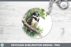 GorgeousOwls Sketch Keychain design.