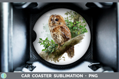 GorgeousOwls Sketch Car Coaster design.