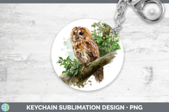 GorgeousOwls Sketch Keychain design.