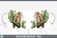 GorgeousOwls Sketch Mug Wrap design.