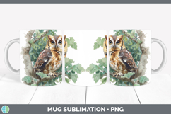 GorgeousOwls Sketch Mug Wrap design.