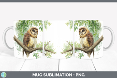 GorgeousOwls Sketch Mug Wrap design.