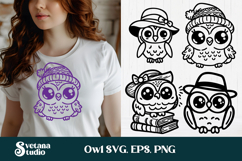 Funny bird SVG | Owl SVG | Bird silhouette | Hummingbird SVG Product Image 8