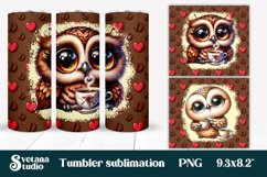 Owl tumblers wrap | Animals tumbler | Cute owl PNG Product Image 3