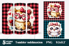 Owl tumblers wrap | Animals tumbler | Cute owl PNG Product Image 5