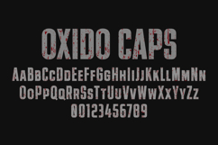 Oxido Caps | Solid &amp; Eroded | Layered Fonts Product Image 2