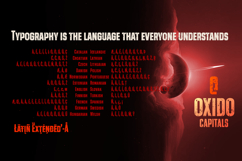 Oxido Caps | Solid &amp; Eroded | Layered Fonts Product Image 8