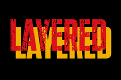 Oxido Caps | Solid &amp; Eroded | Layered Fonts Product Image 4