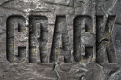 Oxido Caps | Solid &amp; Eroded | Layered Fonts Product Image 7