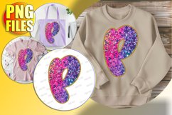 P Doodle Letter Style Symbol Whimsical Christmas Fun! Product Image 1
