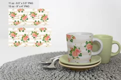 Roses Mug Sublimation Designs JPG, 11 & 15oz mug Product Image 3