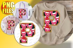 P Doodle Letter Style Representation Merry Holiday Cheer! Product Image 1