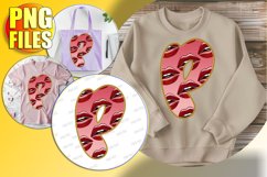 P Doodle Letter Joyful Heart Sweet Valentine! Product Image 1