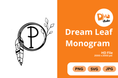 Dream Leaf Monogram Product Image 1