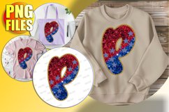 P Doodle Letter Style Clipart Merry Winter Theme! Product Image 1