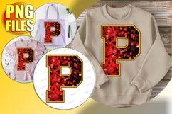 P Doodle Letter Style PNG Festive Celebration Theme! Product Image 1