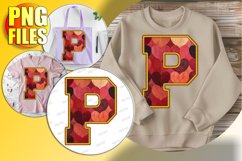 P Doodle Letter Valentine Cheerful Bright Vibe! Product Image 1