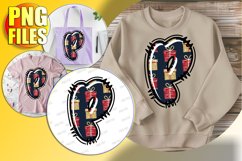 0 Doodle Letter Style Print Bright Festive Design! Product Image 1