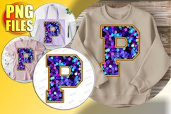 P Doodle Letter Style Clipart Bright Festive Spirit! Product Image 1