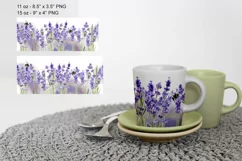 Lavender Mug Sublimation Designs JPG, 11 & 15oz mug Product Image 3
