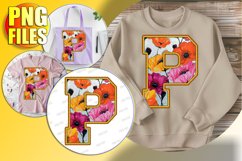 P Doodle Letter Love Heart Whimsical Theme! Product Image 1