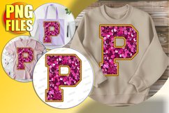 P Doodle Letter Style Clipart Festive Holiday Design! Product Image 1