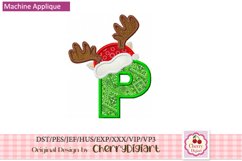 Reindeer Monograms Alphabet machine embroidery bundle 2311A Product Image 5