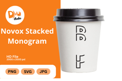 Novox Stacked Monogram Product Image 1