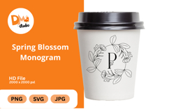 Spring Blossom Monogram Product Image 1