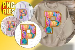 P Doodle Letter Valentine Romantic Whimsical Heart! Product Image 1