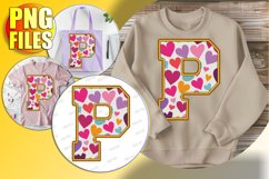 P Doodle Letter Valentine Cheerful Sweet Magic! Product Image 1