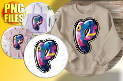 0 Doodle Letter Valentine Romantic Whimsical Heart! Product Image 1