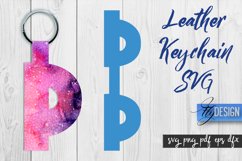 Leather Keychain SVG Design | Keychaine Design | SVG File Product Image 1
