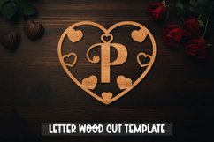 Valentine Laser Cut Alphabet letter Product Image 17