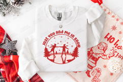 Just You And Me In Snow PNG, Ice Skating Winter SVG Art Product Image 3