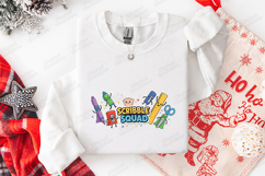 Scribble Squad SVG - Cute Back to School Supplies Cut File Product Image 3