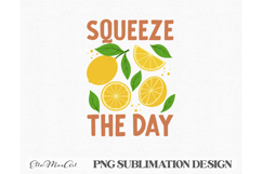 Squeeze the Day PNG Lemonade PNG, Lemon PNG, Summer PNG Product Image 3