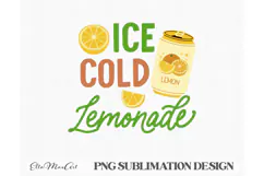 Ice cold lemonade Lemonade PNG, Lemon PNG, Summer PNG Product Image 2