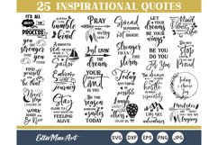 Inspirational quotes SVG Bundle, sayings svg, Cut File SVG Product Image 1