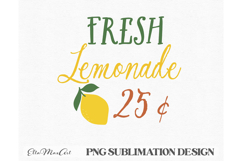 Fresh Lemonade 25 cent PNG lemonade PNG Summer PNG Product Image 2