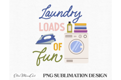 Laundry loads of fun, Laundry PNG, Washing PNG, Dry PNG Product Image 2