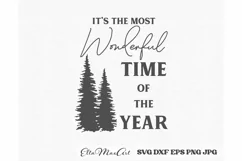 Its the most wonderful time of the year, Merry Christmas SVG Product Image 3