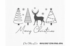 Merry Christmas SVG, Christmas quote SVG, Christmas SVG Product Image 3