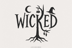 Wicked PNG, Halloween PNG, Retro Halloween png, Spooky Art, Product Image 1