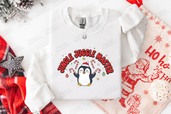 Jingle Juggle Master Penguin Tshirt Design Christmas Art Product Image 2